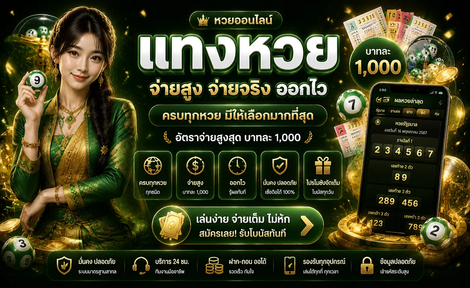 หวยออนไลน์ AMBKING168 ครบทุกประเภท หวยรัฐบาล หวยหุ้น หวยยี่กี