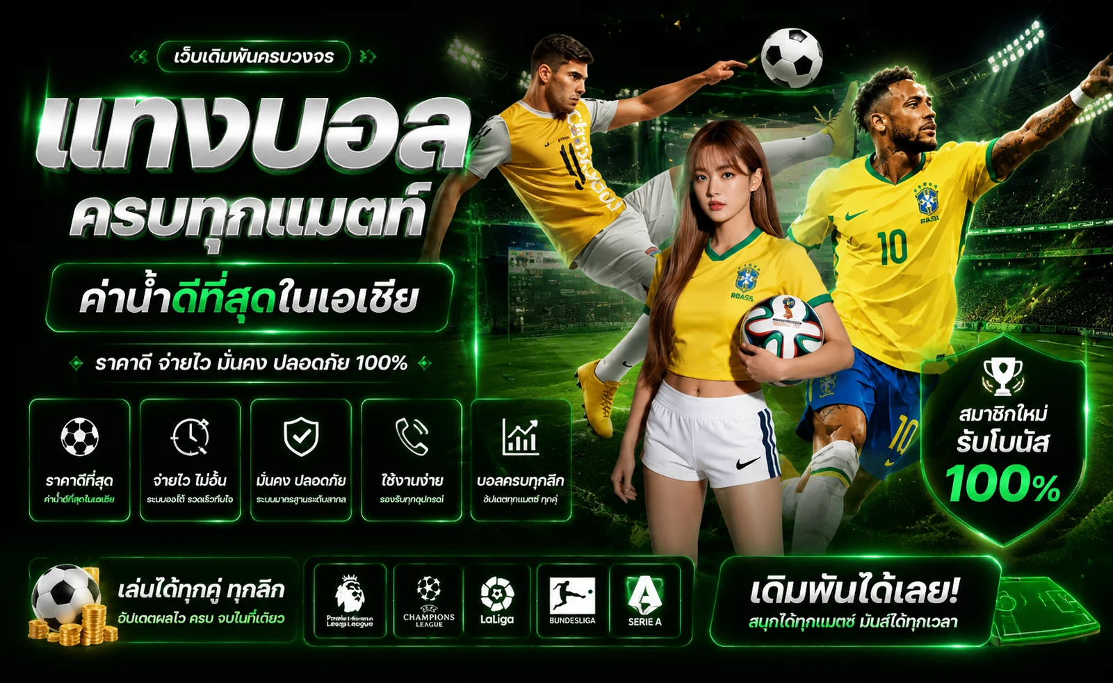 แทงบอลออนไลน์ AMBKING168 ครบทุกลีกทั่วโลก